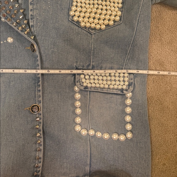 Studded Denim Jacket - Picture 7 of 8